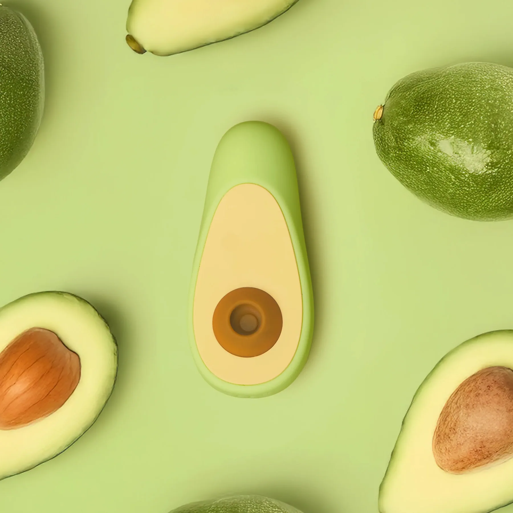 Avocado Sex Toy – Vorderansicht